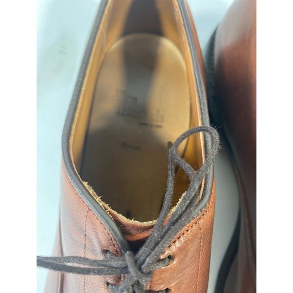 Allen Edmonds Byron Mens 13 B Brown Cap Toe Oxford Dress Shoes USA Made main image 4